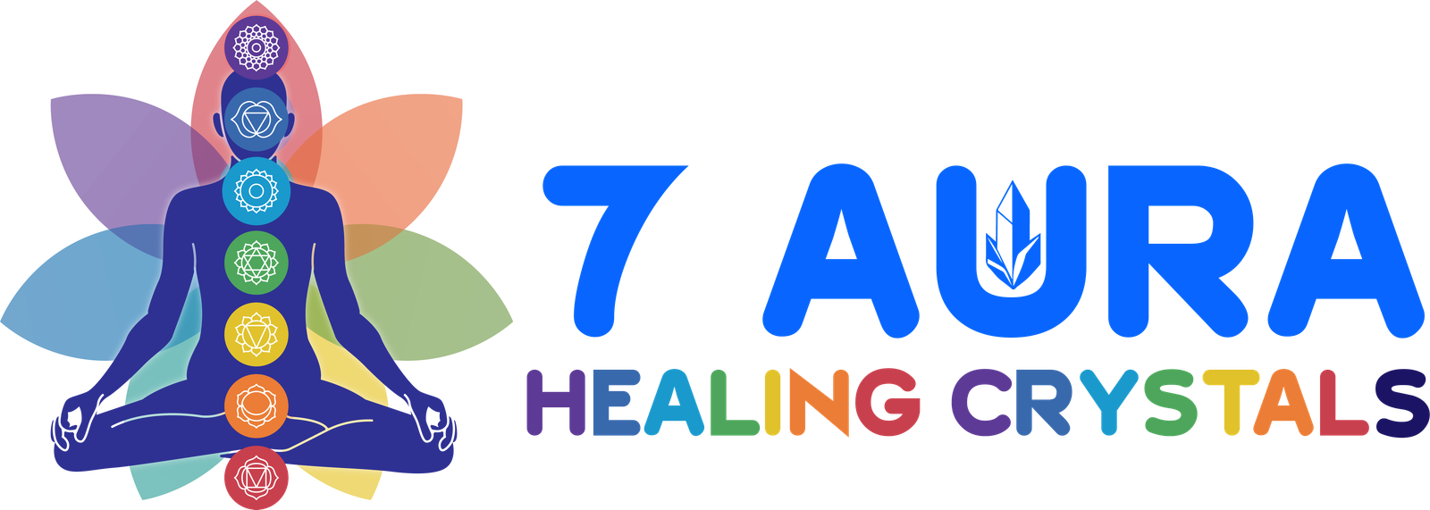 7 Aura Healing Crystals logo