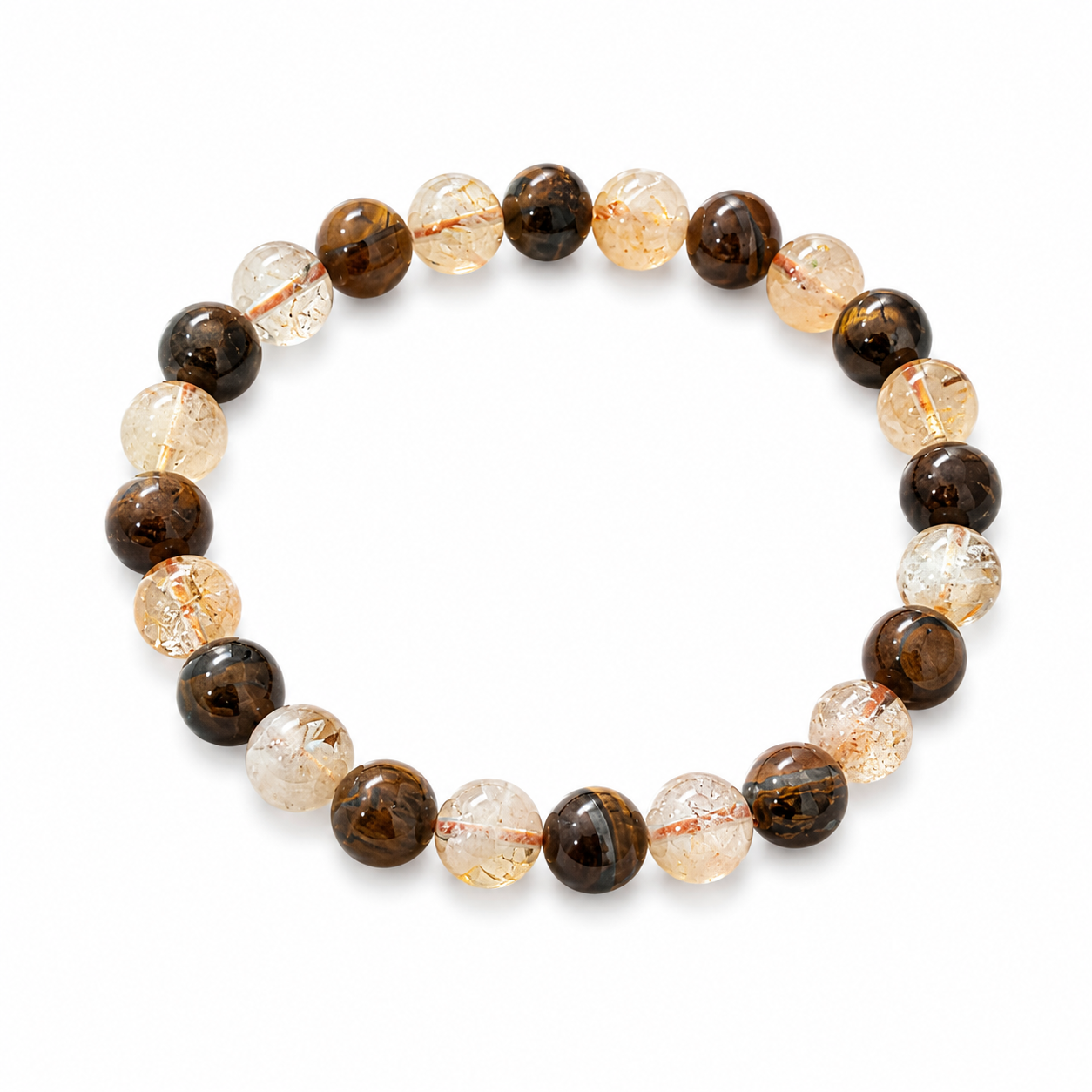 Citrine + Tiger Eye Bracelet premium product view