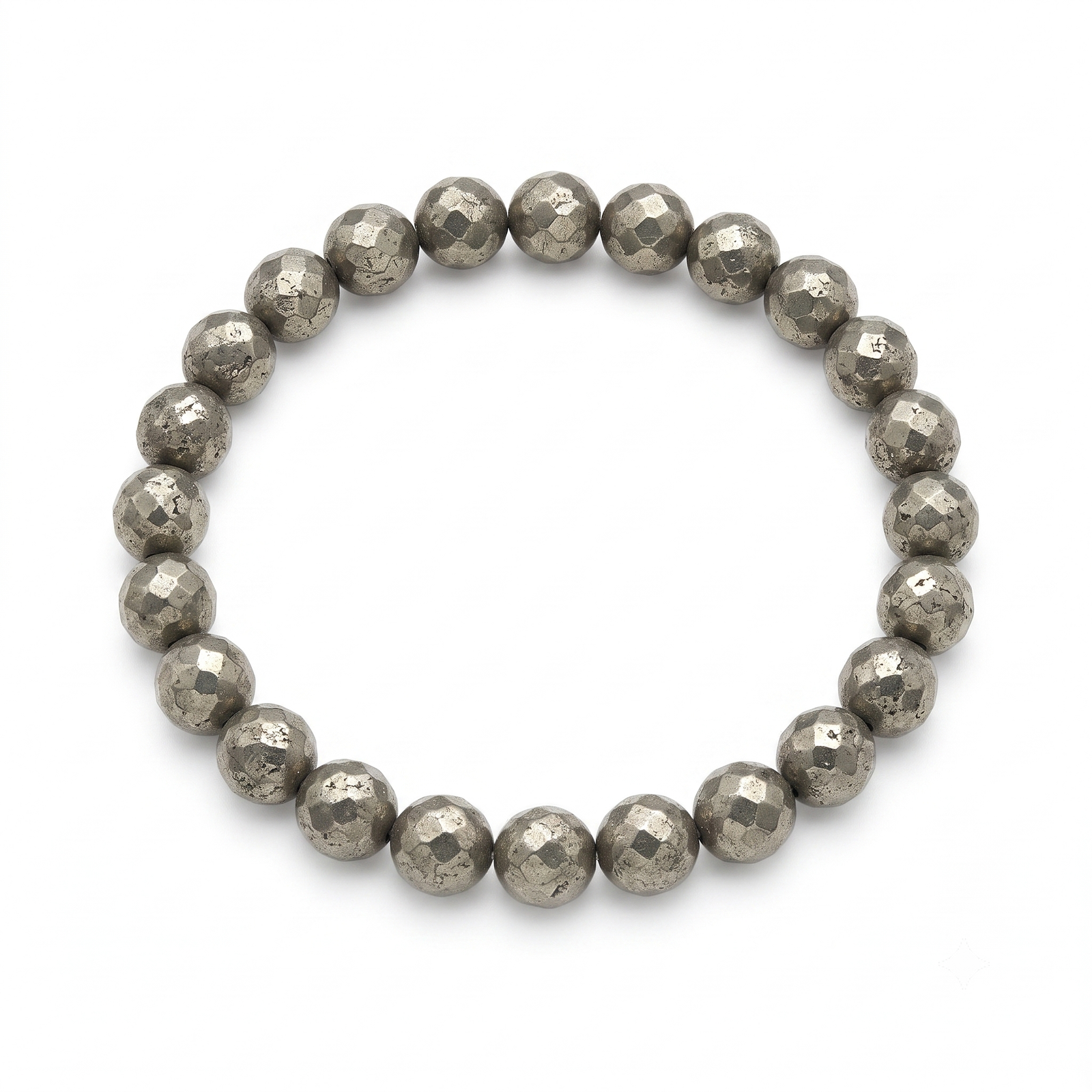 Pyrite Diamond Cut Bracelet premium product view