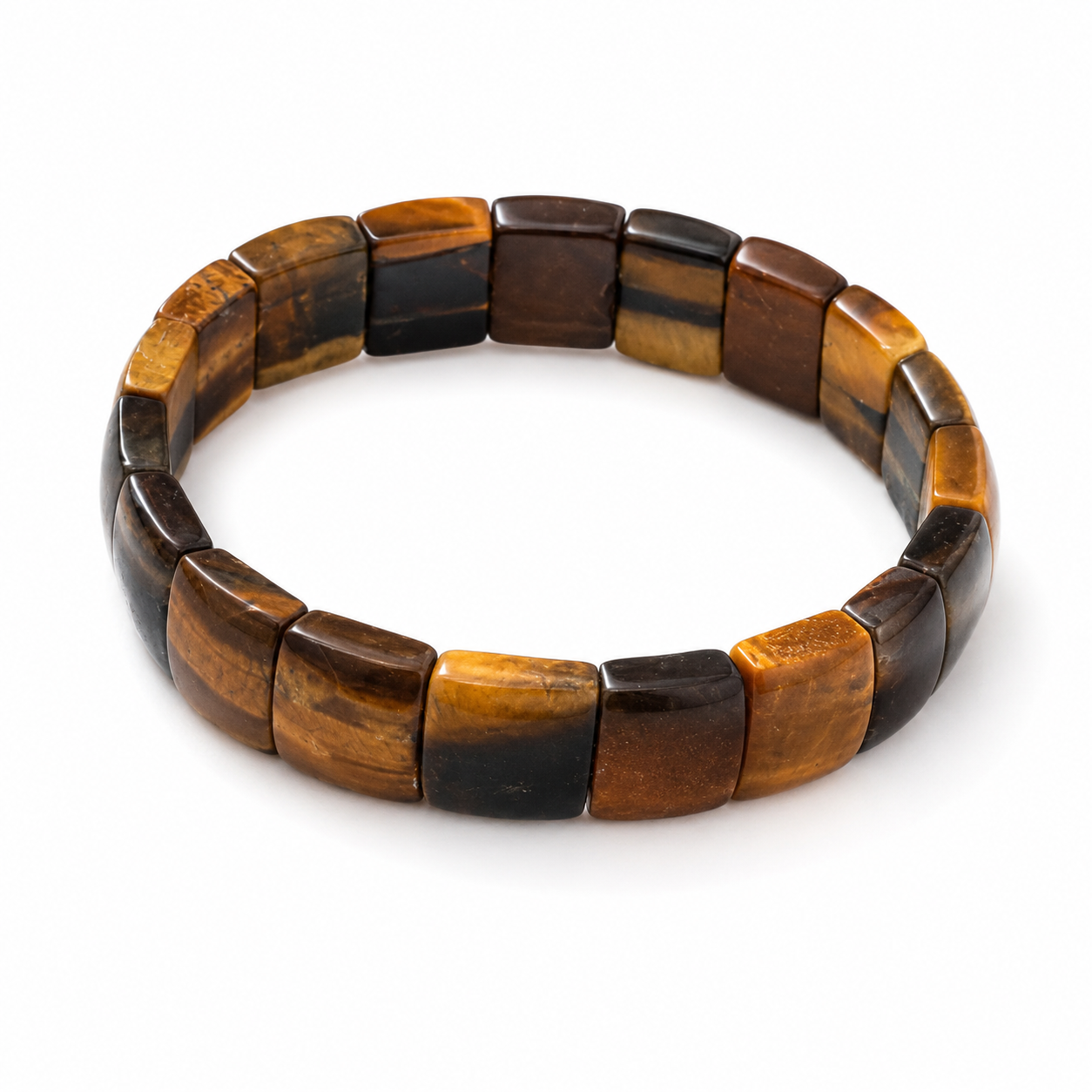 Tiger Eye Square Shape Bracelet premium product view